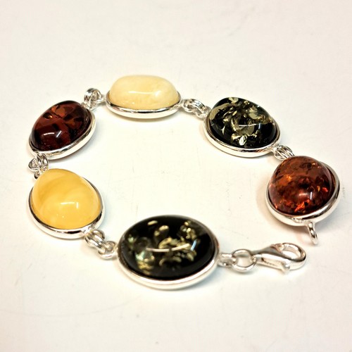 Click to view detail for HWG-2410 Bracelet, Rum, Green, Lemon Amber $185